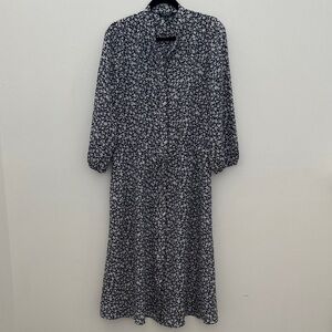 EUC Ralph Lauren Floral 3/4 Length Sleeve Dress